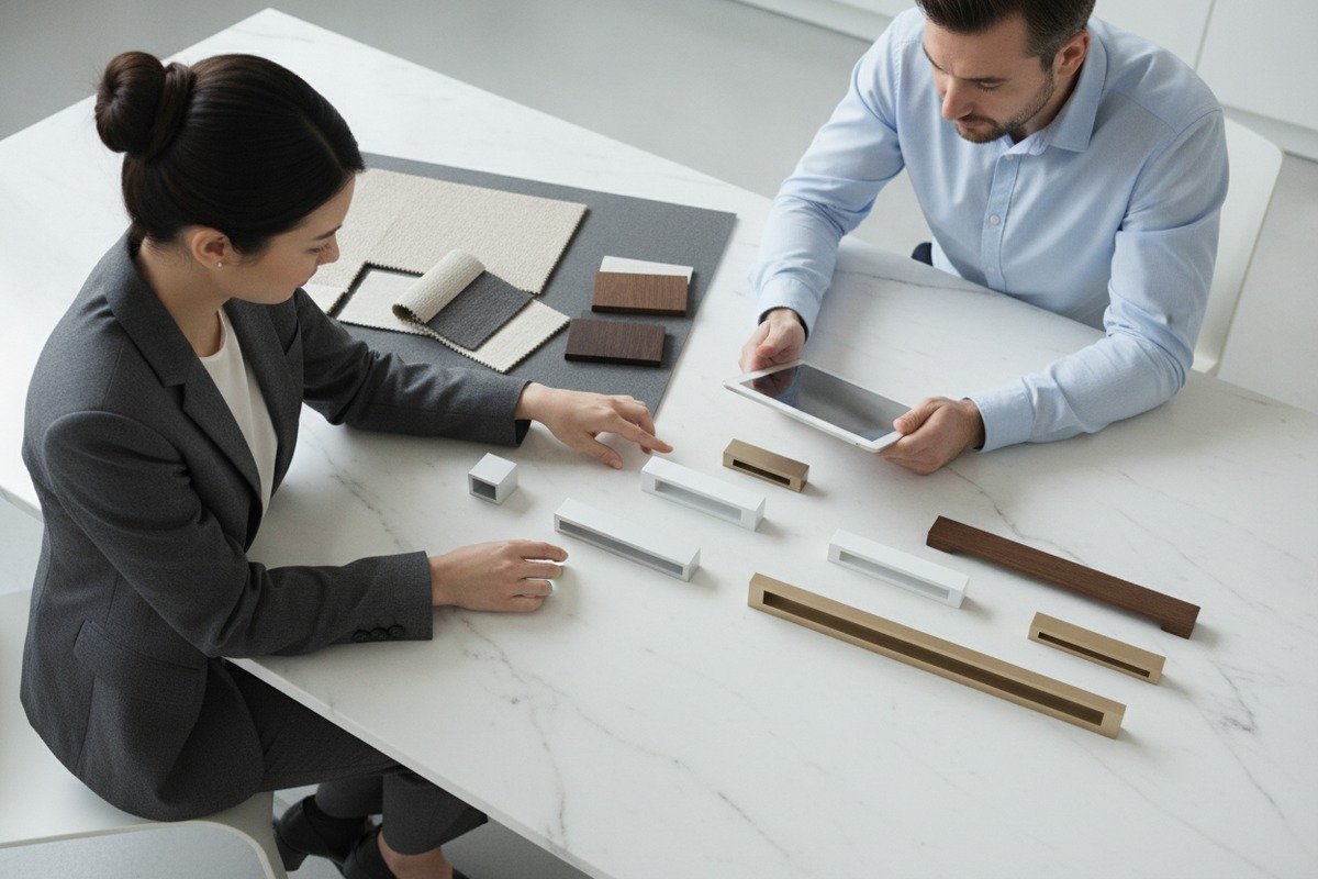 Determining ideal aluminum handle sizes for residential projects to balance design and efficiency (ID#2)