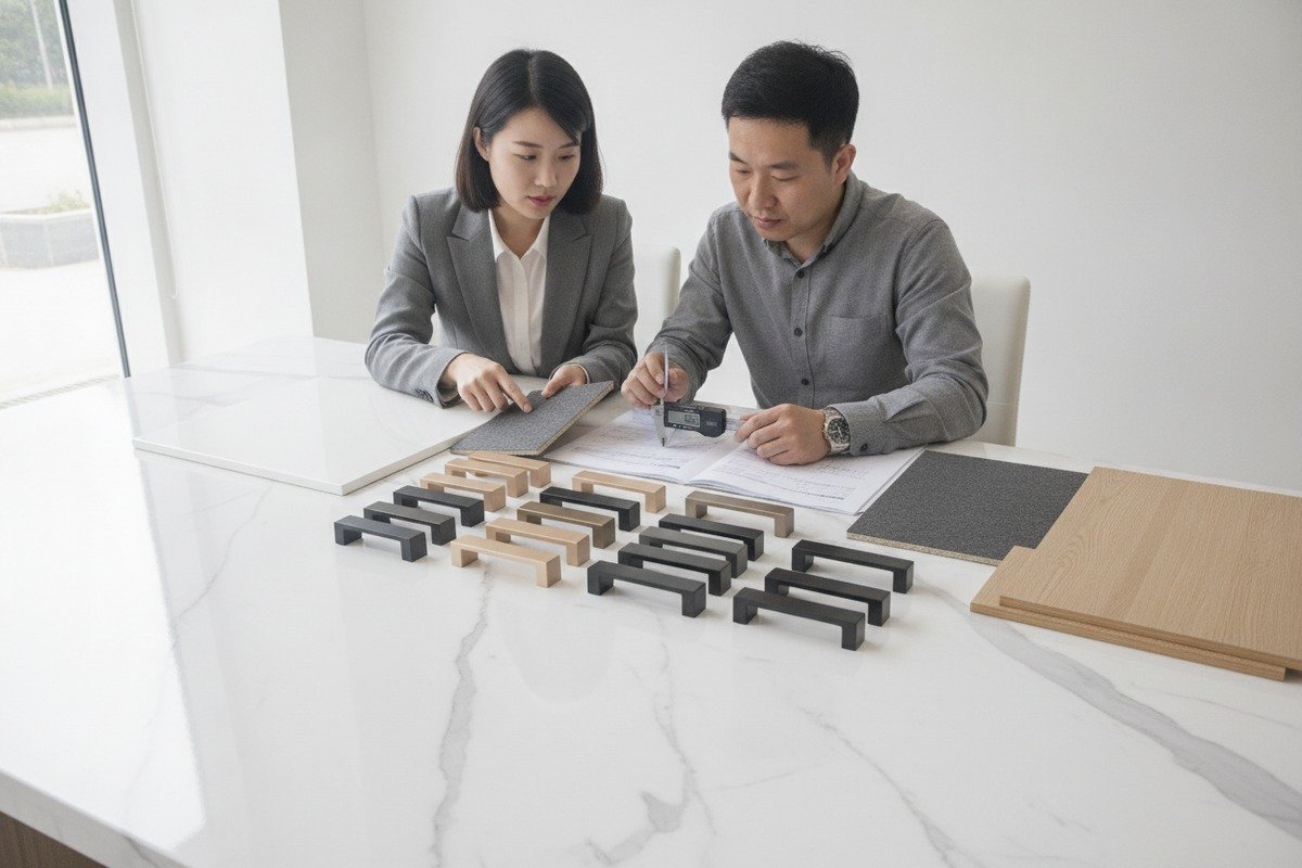 When Sourcing Aluminum Furniture Handles, What Compatibility Issues Should I Consider Regarding Different Furniture Panel Materials?