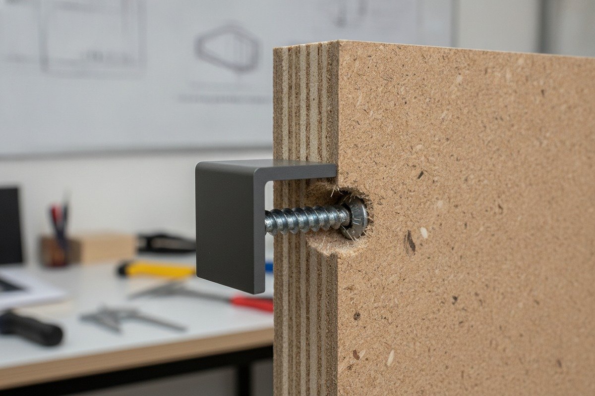 Honeycomb Panel Installation Securely installing aluminum handles on lightweight honeycomb panels using internal structural reinforcement (ID#4)