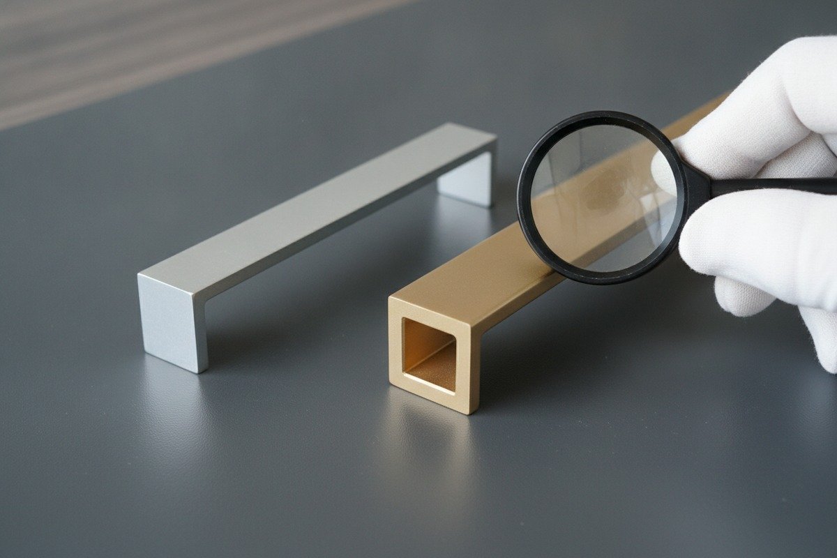 Handle Surface Treatment Requirements Surface treatment requirements for premium and economy aluminum handle collections (ID#2)
