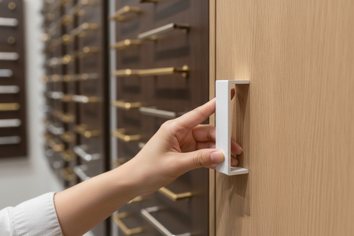 Identifying Competitor Handle Designs Identifying competitor aluminum handle designs through catalogs and hardware showrooms in Vietnam (ID#2)