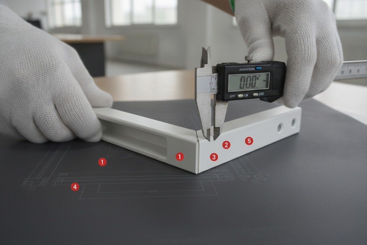 Preventing Fading and Wear Sufficient anodizing thickness to prevent fading and wear in high-use furniture environments (ID#3)