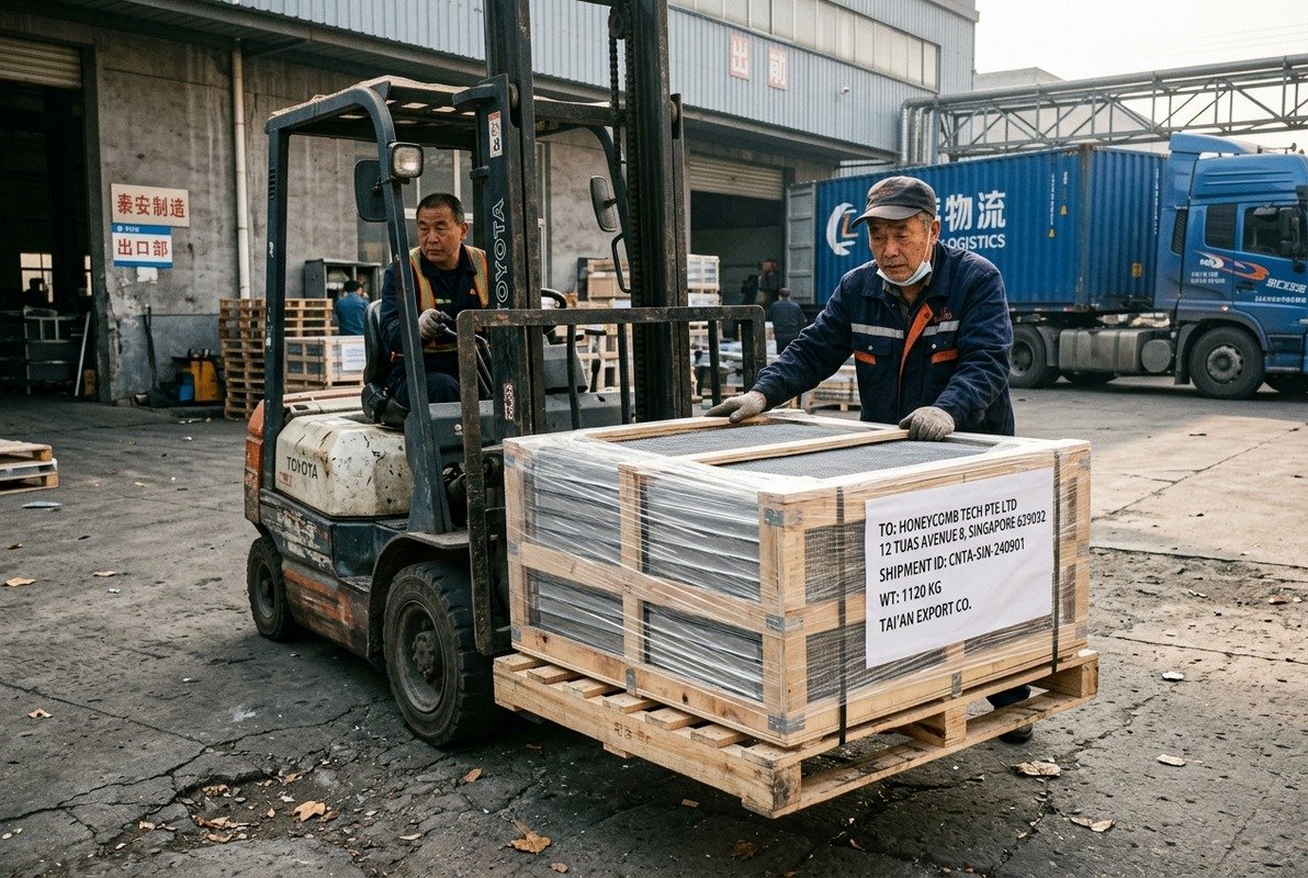 Managing Logistics and Lead Times Managing lead times and logistics for honeycomb panel orders with experienced freight forwarders (ID#5)