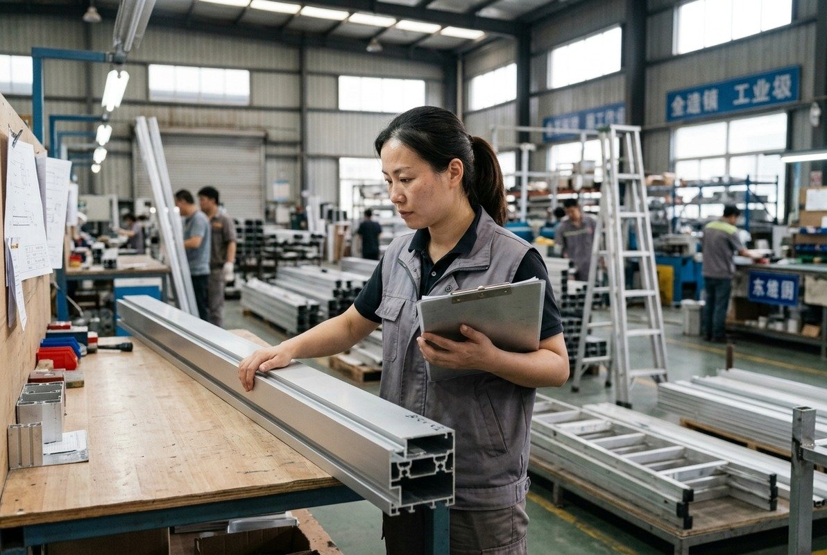 Custom OEM Profile Specifications Custom OEM specifications for glass door aluminum profile orders and manufacturing requirements (ID#3)